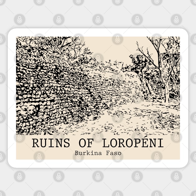 Ruins of Loropéni - Burkina Faso Sticker by Lakeric